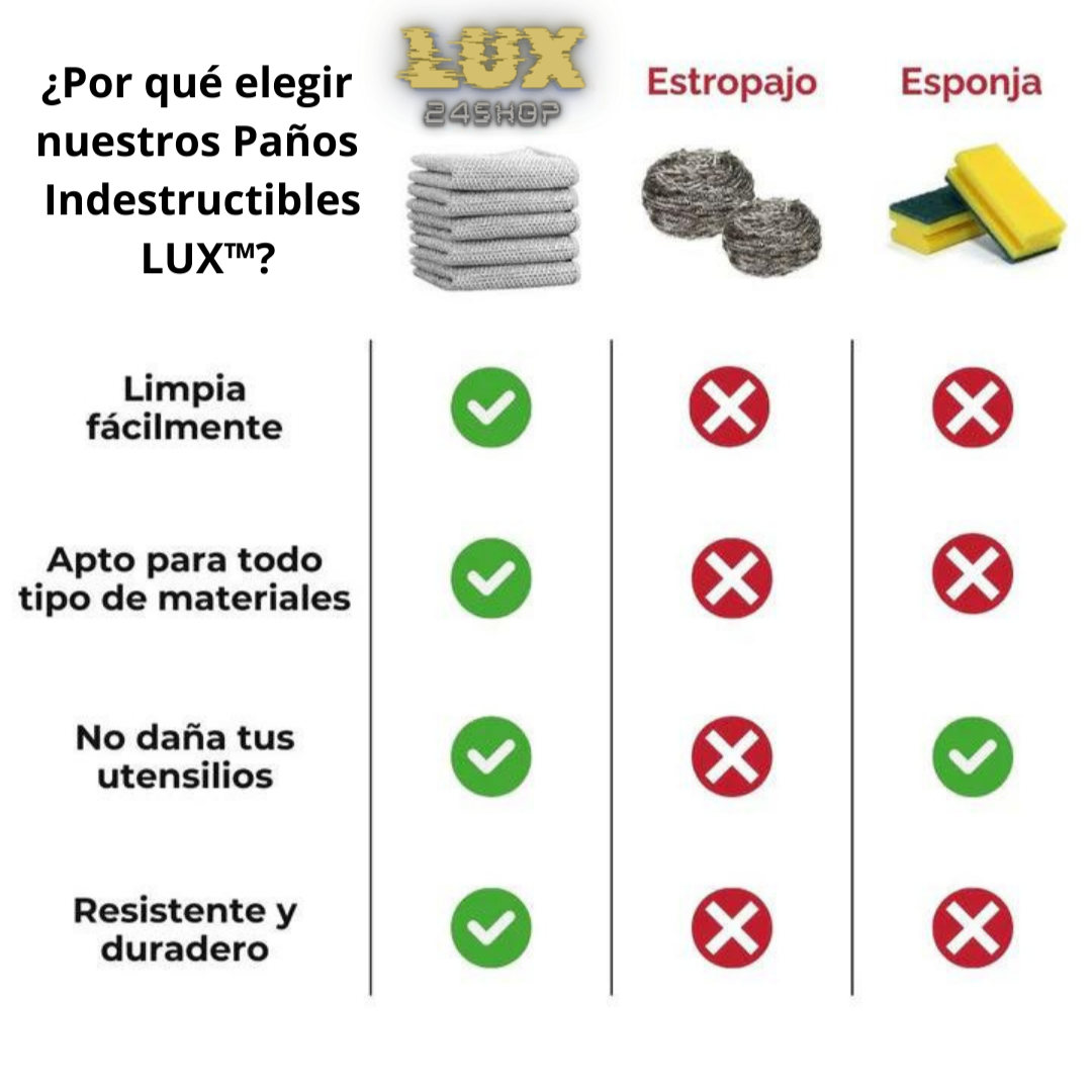 LUX™-Paños Multiusos Ultra Resistentes